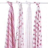 Classic swaddles (4-pk) princess posie