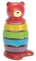 Stacking bear by plan toys