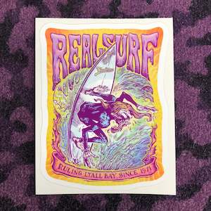 REAL SURF BACKHAND ACID ATTACK STICKER A6