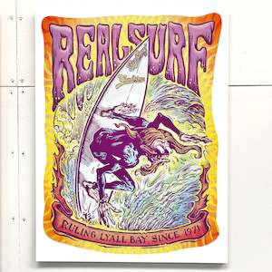 REAL SURF BACKHAND ACID ATTACK POSTER A2