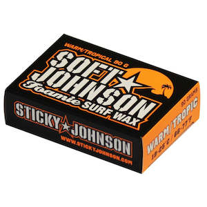 STICKY JOHNSON SOFT JOHNSON WARM/TROPICAL WATER FOAMIE WAX