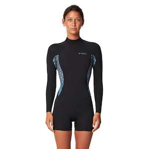 2mm 1: O'NEILL WMNS BAHIA BACK ZIP L/SL BOYLEG SPRING 2MM 2025