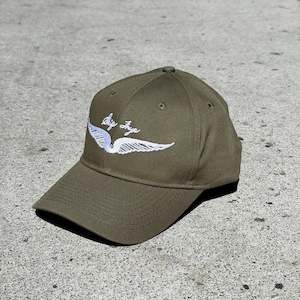 True Ames Skip Frye Dad Hat - Olive Green