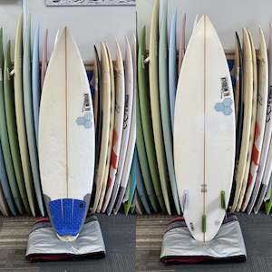 Second Hand Surfboards: CHANNEL ISLANDS ROOK 15 5'9" 24.3L PU FUTURES