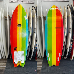 HENDRX QUAD FISH 5'8" PU FCSII 31L