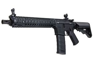 Hobby equipment and supply: CYMA Platinum Daniel Defense Licensed M4A1 w/ EMG Platinum Gearbox – AEG, Black 12″