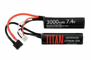 Hobby equipment and supply: Titan Power 7.4v 3000mAh Nunchuck Type Li-Ion Battery