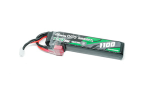 Hobby equipment and supply: Gens Ace 1100mah 11.1v 25C LiPo Battery (T-Plug)