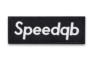 SpeedQB Black Box Logo Patch