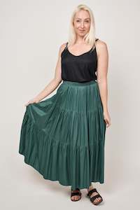 Clothing accessory: Bamboo Gathered Skirt - Teal