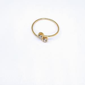 Clothing accessory: CZ adjustable ring