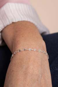 Diamond Oval Bracelet