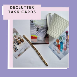 Decluttering Task Cards