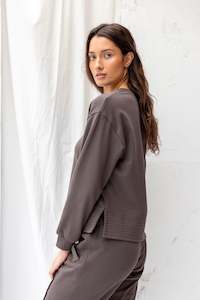 Edie Sweatshirt | Charcoal