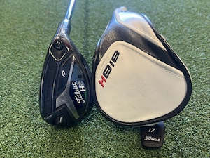 Hobby equipment and supply: Titleist 818 H2 17° 2 Hybrid With Headcover