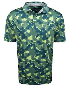 Hobby equipment and supply: Etonic Mens 22 Contrast Camo Wavelite Polo