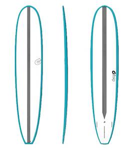 Hobby equipment and supply: *New* Torq TET 9'6 Longboard - Teal Rail/Carbon Strip