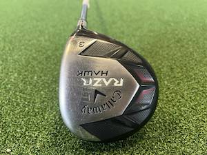 Hobby equipment and supply: 2011 Callaway Razr Hawk 15° 3 Wood