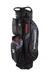 *New* Prosimmon DRK Black, Grey and Red 14 Way Cart Bag