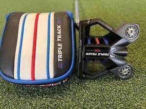 Hobby equipment and supply: Odyssey Triple Track Ten 34" Putter With Headcover *Excellent Condition*