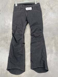 Hobby equipment and supply: Kissmark Rouge Black Denim Styled Womens Ski Pants Size Medium *Like New*