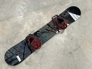 Hobby equipment and supply: Rice 28 148cm Unisex Snowboard With Bindings *Excellent Condition*