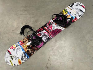 Hobby equipment and supply: Head Good Vibes 138cm Jr Snowboard With Bindings *Excellent Condition*