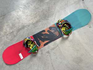 Hobby equipment and supply: K2 FastPlant 157cm Unisex Twin Snowboard With Bindings *Like New*