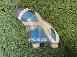 FCS UL-5 Blue/Black Small Surfboard Fins *Excellent Condition*