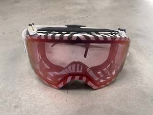 Adidas White Goggles with Bag *Like New*