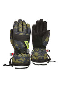 *New* KOMBI Olive Pixel Triple Axel Junior Gloves - Small