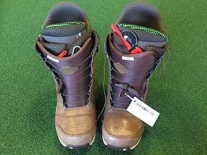 Burton Ion Leather 28.5cm US10.5 Snowboard Boots with Speed Lacing *Excellent Condition*