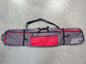 Hobby equipment and supply: Powder Stick Grey/Red Snowboard Bag - 165cm