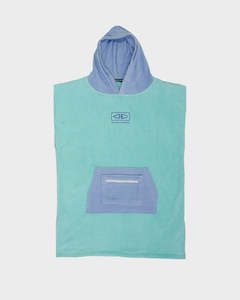 *New* Ocean + Earth Youth Hooded Poncho- Mint