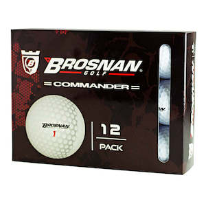 *New* Brosnan Commander 12 Pack Golf Balls