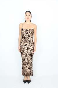 Good American - Bodycon Leopard Dress