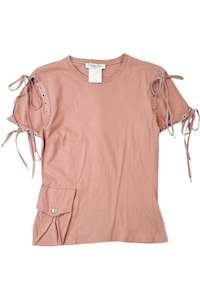 Second hand clothing: Christian Dior - Eyelet + Lacing Tee