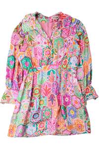 Second hand clothing: Joseph Magnin - Kaleidoscope Dress