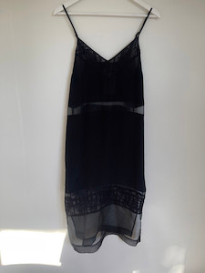 Moochi Silk Slip Dress - Size 8 Recycle The Label