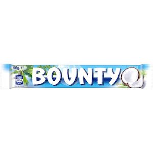 Grocery: Bounty Chocolate Bar Coconut 56g