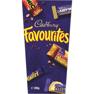 Cadbury Chocolates Favourites Box 265g