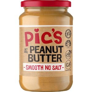 Grocery: Pics Really Good Peanut Butter Smooth Unsalted 380g