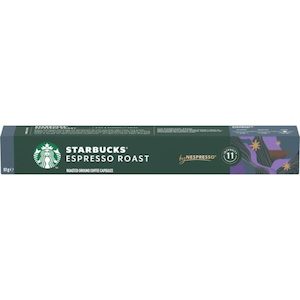 Starbucks By Nespresso Coffee Pods Espresso Roast 10pack