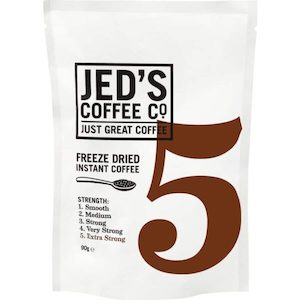 Jed’s Instant Freeze Dried Coffee 5 Extra Strong Refill 90g