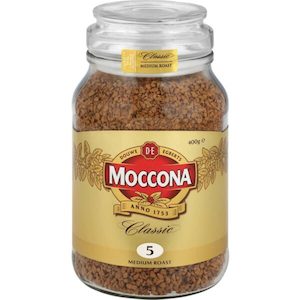 Moccona Classic Instant Freeze Dried Coffee Medium Roast Jar 400g