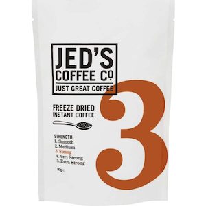 Jed’s Instant Freeze Dried Coffee 3 Strong Refill 90g