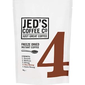 Jed’s Instant Freeze Dried Coffee 4 Very Strong Refill 90g