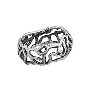 Archaea S2 Silver Ring | Redmānuka | nz jewellery