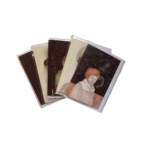 Janet Frame Katherine Mansfield 5 pack cards | nz contemporary painting | frith wilkinson