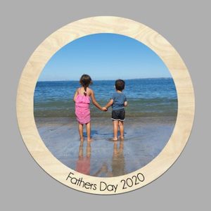 Round Wall Plaque – Add your own photo + text